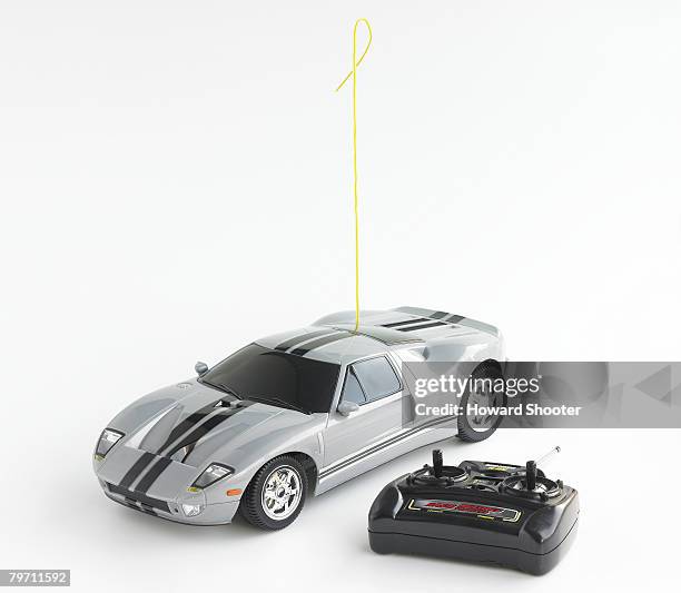 remote controoled car, studio shot - toy car foto e immagini stock