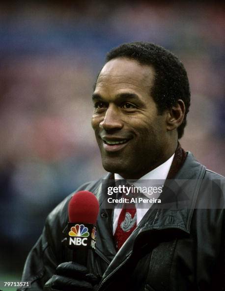 NBC sideline reporter Simpson, who was inducted into the Pro