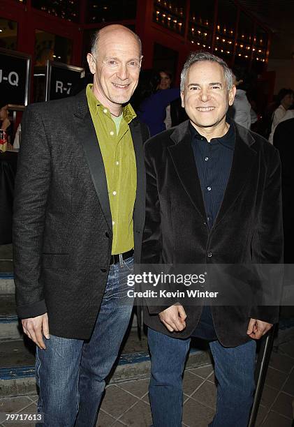 Producers Neil Meron and Craig Zadan arrive at the west coast screening of the "ABC World Premiere Movie Event: A Raisin in the Sun" at the AMC Magic...