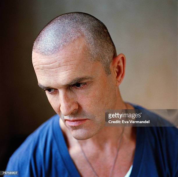 Actor Rupert Everett poses for a portrait shoot for the Independent magazine in London on November 21, 2007.
