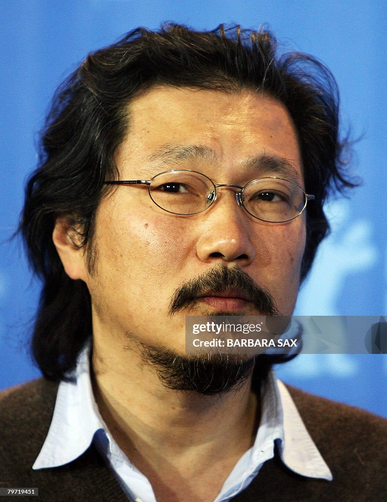 Korean director Hong Sang-soo poses for