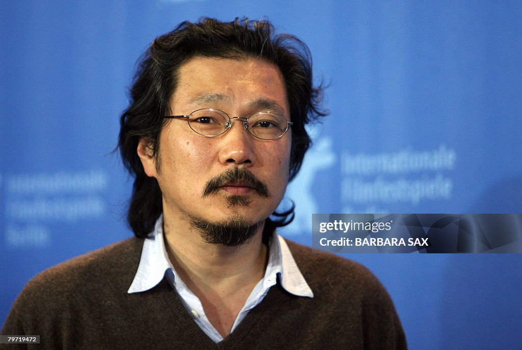 Korean director Hong Sang-soo poses for