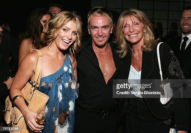 So You Think You Can Dance" judges Natalie Bassingthwaighte, Jason Coleman and Bonnie Lythgoe attend the catwalk runway at the David Jones Winter...