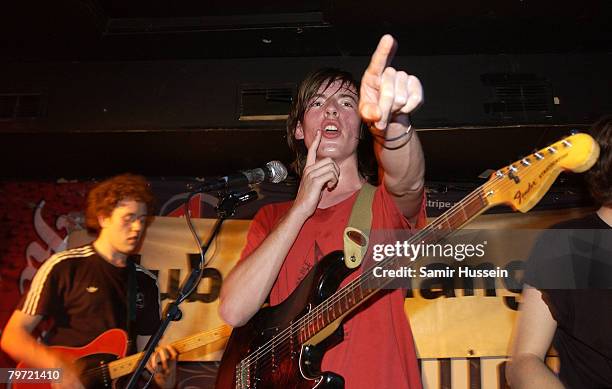 Bombay Bicycle Club perform live at the Dublin Castle as part of Diesel U Music competiton on June 12, 2007 in London, England.