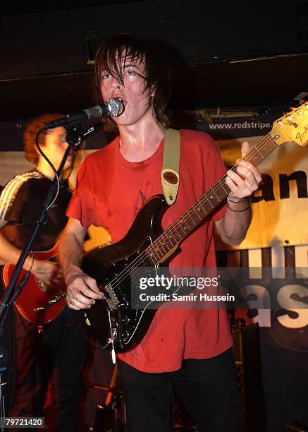 Bombay Bicycle Club perform live at the Dublin Castle as part of Diesel U Music competiton on June 12, 2007 in London, England.
