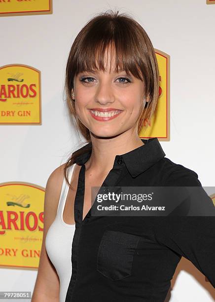 Spanish actress Michelle Jenner attends Larios Fashion Calendar 2008 Presentation Party on February 12, 2008 at the Palkace Hotel in Madrid.
