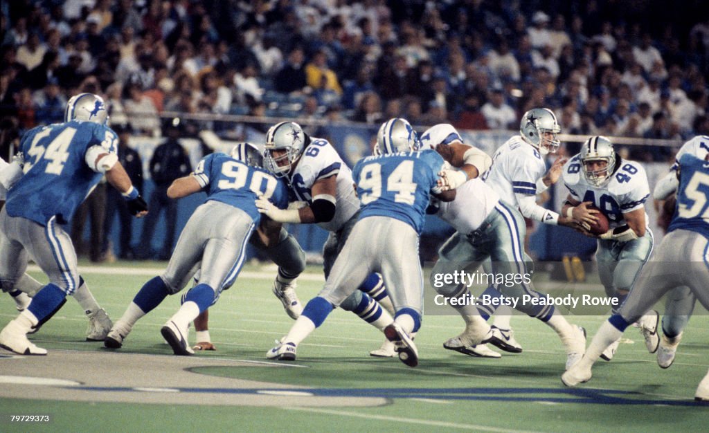 1991 NFC Divisional Playoff Game - Dallas Cowboys vs Detroit Lions - January 5, 1992