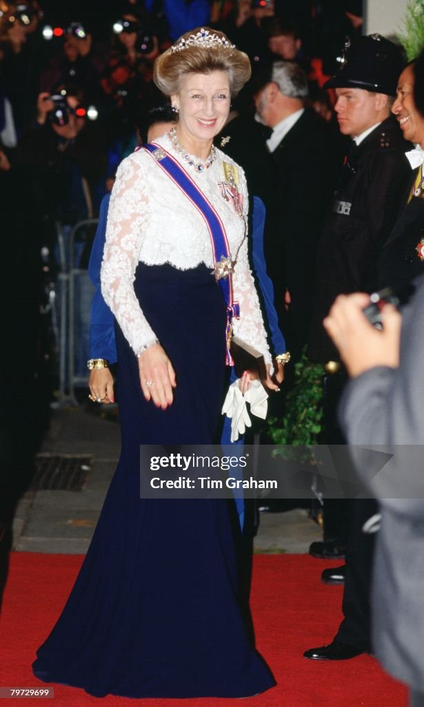 Princess Alexandra at the Dorchester Hotel for the Return Ba