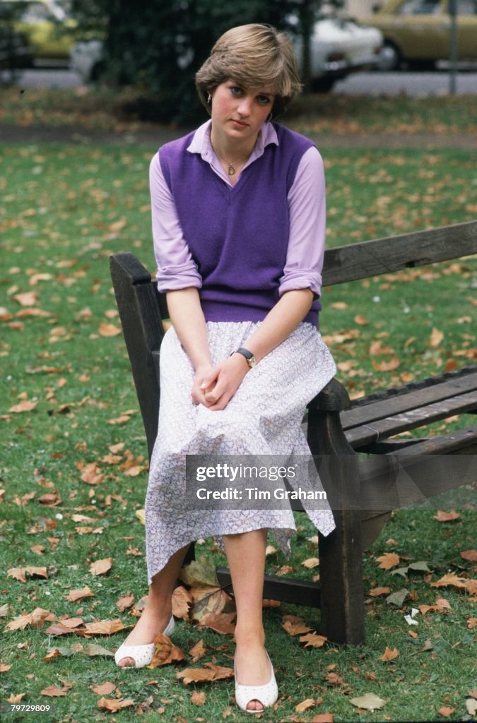 Lady Diana Spencer aged 19 at the Young England Kindergarden