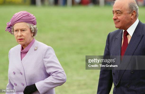 did the queen visit fayed