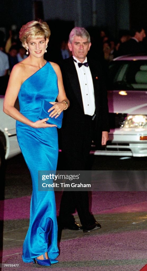 Diana, Princess of Wales at the Victor Chang Cardiac Researc