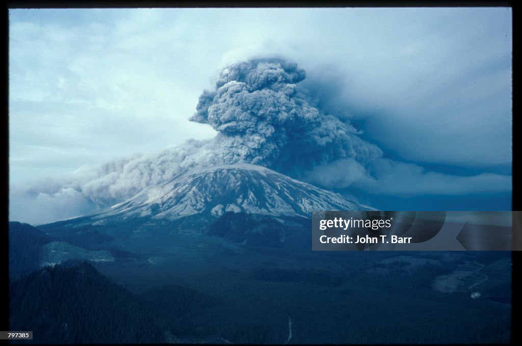 Mount Saint Helens Erupts