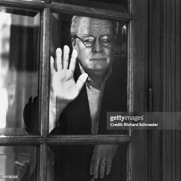 Director Alan Parker poses at a portrait session in Paris on March 10, 2005. .