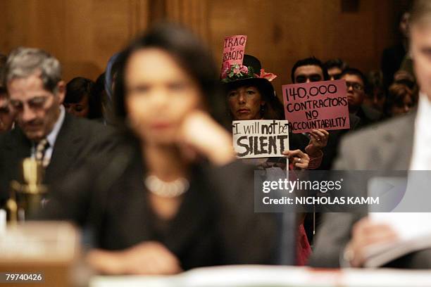 Cortez Rice 159 Rice Testifies Before Senate Foreign Relations Committee Stock ...