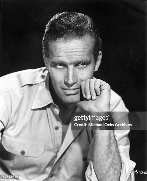 Charlton Heston Portrait Charlton Heston Portrait