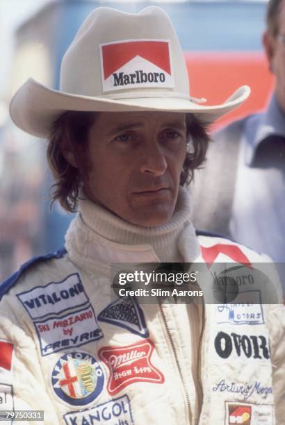 Italian racing driver Arturo Merzario at the Monaco Grand Prix, 22nd May 1977.