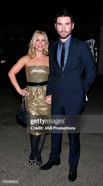 Heidi Range and Dave Berry arrives at the Elle Style Awards 2008 - Audi Arrivals at The Westway on February 12, 2008 in London, England.