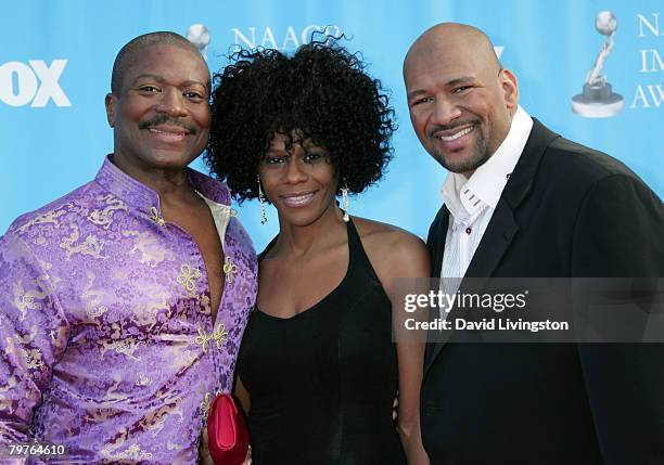 The Sounds of Blackness arrives at the 39th NAACP Image Awards held at the Shrine Auditorium on February 14, 2008 in Los Angeles, California.