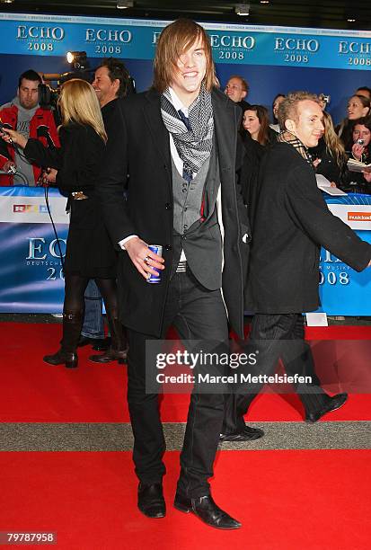 Max Buskohl attends the Echo Awards 2008 at the ICC Centre on February 15, 2008 in Berlin, Germany.