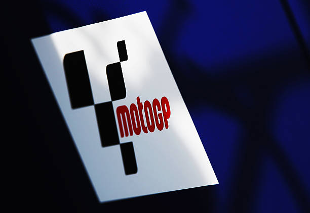 Detail photo of the MotoGP logo during MotoGP Testing at the Circuito de Jerez, on February 16, 2008 in Jerez, Spain.
