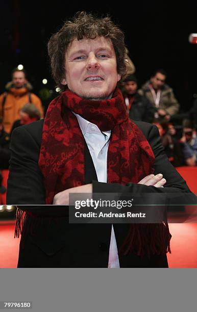 Michael Gondry, director attends the 'Be Kind Rewind' Premiere as part of the 58th Berlinale Film Festival at the Berlinale Palast on February 16,...