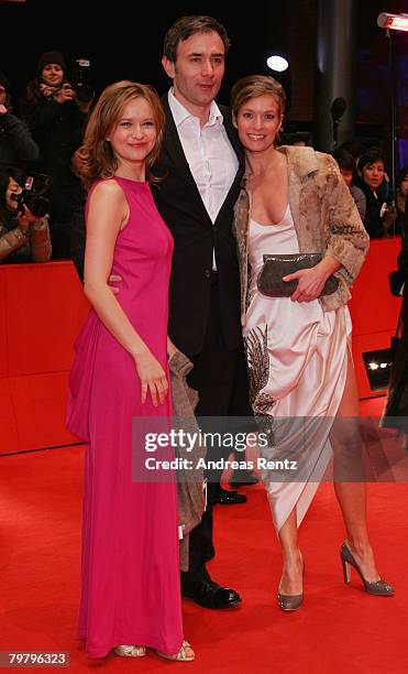 Stephanie Stappenbeck and Lisa Martinek with guest attend the 'Be Kind Rewind' Premiere as part of the 58th Berlinale Film Festival at the Berlinale...