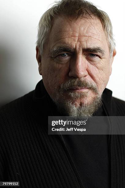 Actor Brian Cox at the Sky360 by Delta Lounge WireImage Portrait Studio on January 20, 2008 in Park City, Utah.