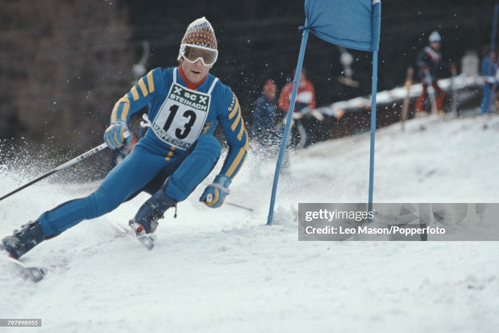 Stenmark Swedish alpine ski racer Ingemar Stenmark competes to finish in first ...