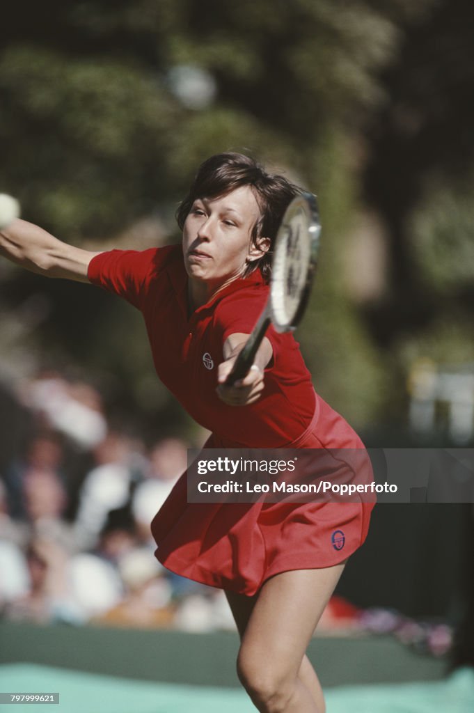 Martina Navratilova At 1980 BMW Challenge