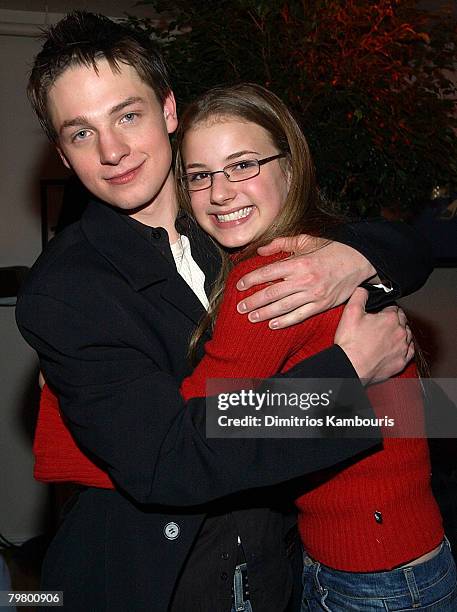 Gregory Smith and Emily VanCamp at the Chrysler Lounge in Park City, Utah at the Chrysler Million Dollar Film Festival.