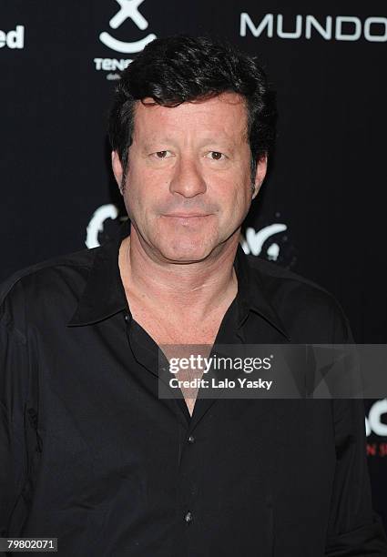 Actor Joaquim de Almeida attends a photocall for Oscar: Una Pasion Surrealista , held at the Orfila Hotel on Febraury 15, 2008 in Madrid, Spain.