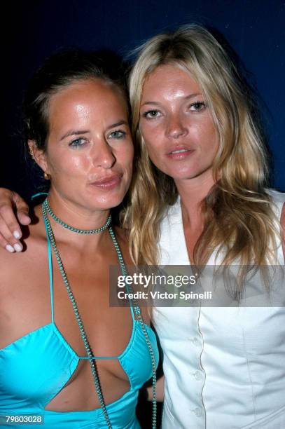 Jade Jagger and Kate Moss at Manumission Ibiza Rocks.