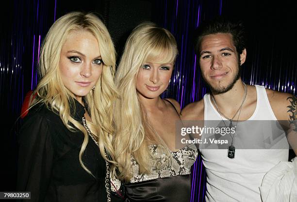 Lindsay Lohan, Paris Hilton and Paris Latsis