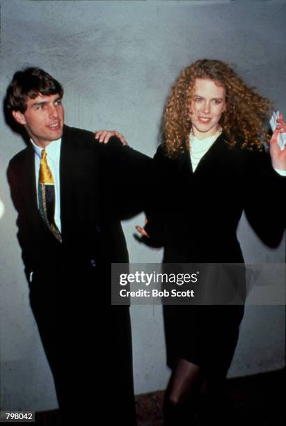 Tom Cruise and wife Nicole Kidman in Los Angeles. Cruise and Kidman, one of the Hollywood's best-known couples, announced February 5, 2001 that they...