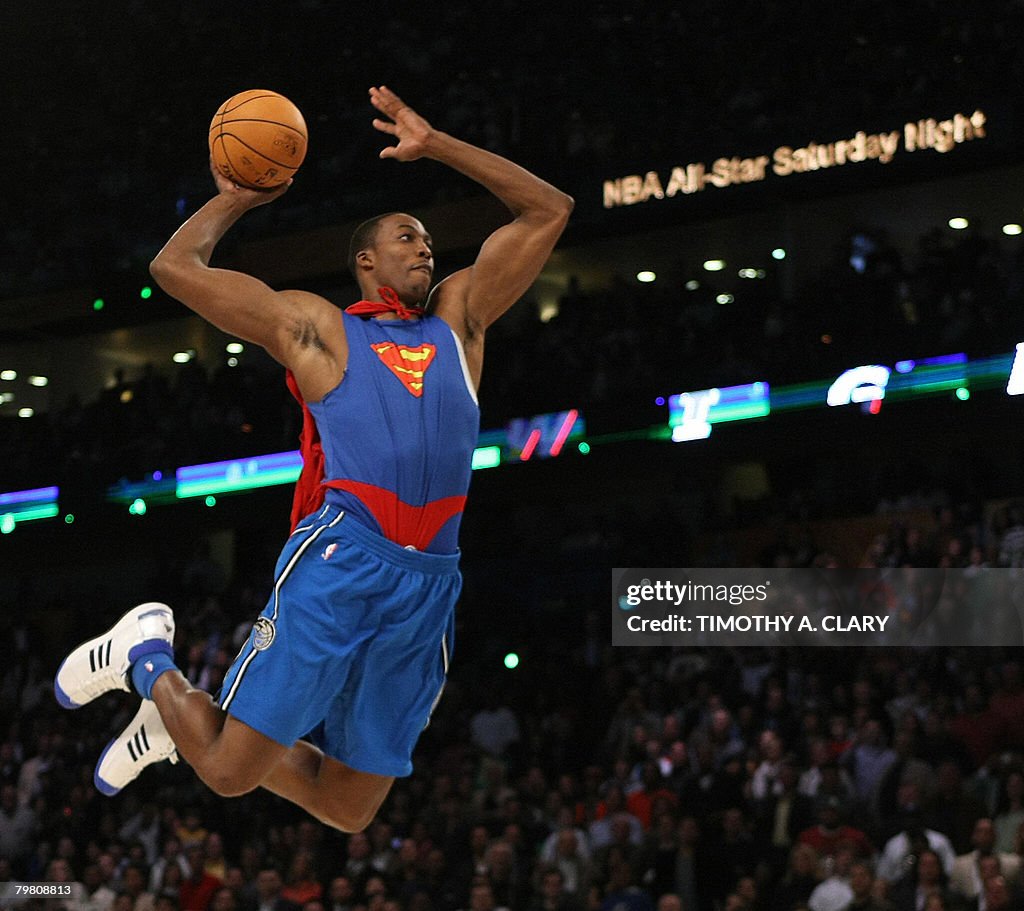 Dwight Howard of the Orlando Magic weari