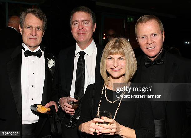 Jerry Holway, Ken Robings, Susan Lewis, Frances Kenny pose at the Society of Camera Operators 2008 Lifetime Achievement Awards at Leonard H....