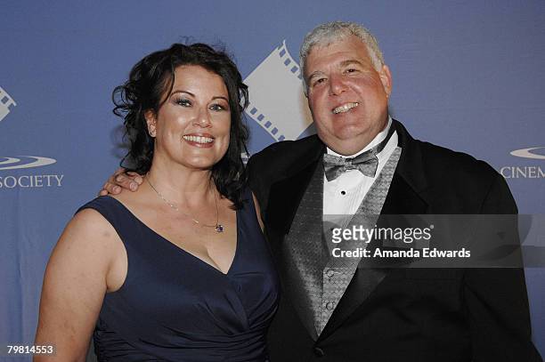 Boardmember Peter Damski and his wife Robin attend the 44th Annual Cinema Audio Society Awards at the Millenium Biltmore Hotel on February 16, 2008...