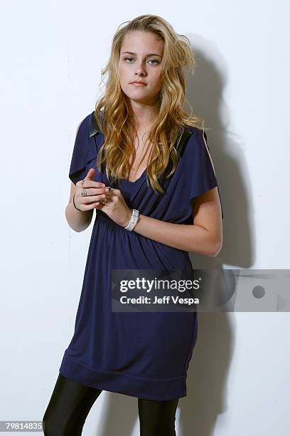 Actress Kristen Stewart of "Into The Wild" at the 2007 Diesel Portrait Studio Presented by Wireimage and Inside Entertainment on September 9, 2007 in...