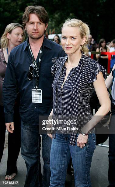 John Polson and Naomi Watts attend the 2008 Sony Tropfest in the Domain on February 17, 2008 in Sydney, Australia.