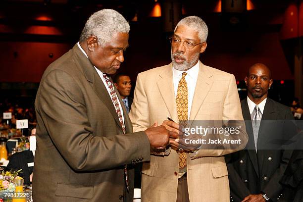 Legend Julius Erving attends the NBA Legends Brunch during NBA All Star Weekend Presented by Adidas at the Ernest N. Morial convention center...