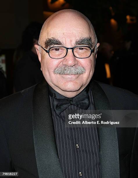 President Alan Heim arrives at the 58th ACE Eddie Awards held at the Beverly Hilton Hotel on February 17, 2008 in Beverly Hills, California.