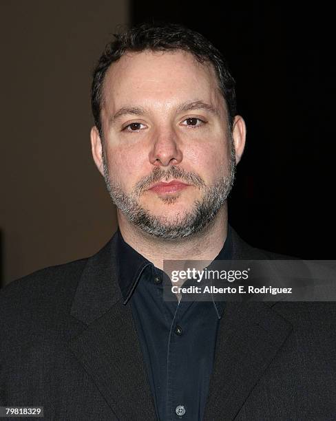 Editor Dylan Tichenor arrives at the 58th ACE Eddie Awards held at the Beverly Hilton Hotel on February 17, 2008 in Beverly Hills, California.