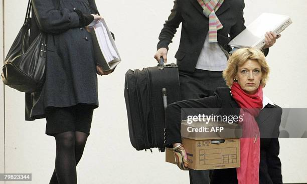 Fiona Shackleton, lawyer for former Beatle Paul McCartney, arrives at the Royal Courts of Justice in central London, on February 18, 2008. Former...