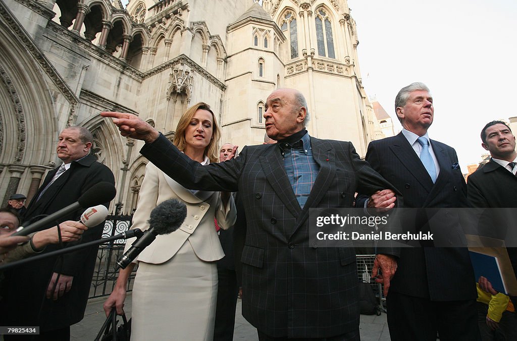 Mohammed Al Fayed Gives Evidence At Diana Inquest