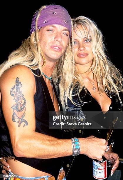 Bret Michaels of Poison and Pamela Anderson