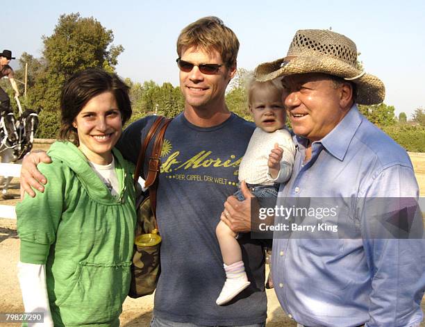 Melanie Shatner, Joel Gretsch, daughter Willow and William Shatner