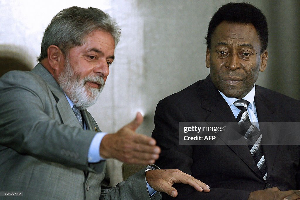 Brazil's president Luiz Inacio Lula da S