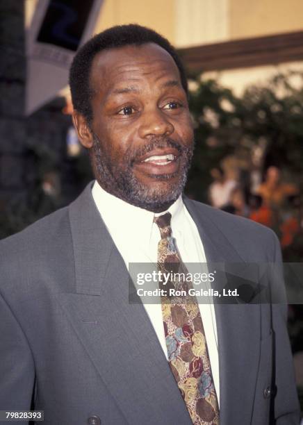 Actor Danny Glover attending the premiere of "Robin Hood-Prince of Thieves" on June 10, 1991 at Mann Village Theater in Westwood, California.