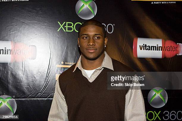 Reggie Bush of the New Orleans Saints attends the 2008 NBA All-Star Shaquille O'Neal and Reggie Bush "Welcome to New Orleans" Big Easy Billiards Bash...