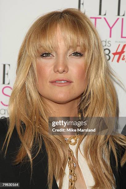 Kate Hudson arrives at the Elle Style Awards 2008 at The Westway on February 12, 2008 in London, England.